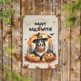 thumbnail image 2 of Happy Halloween Border Collie Witches Hat Pumpkin Carving Vertical Metal Aluminum Sign Borders Dog Lovers Gifts Idea Wall Art Home Decor - 02019, 2 of 5