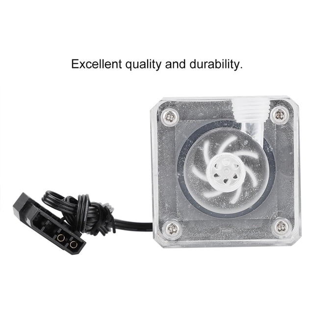 Disipador De Calor Duradero, Bomba Refrigerada Por Agua Con Rosca G1/4, Silenciosa Para Computadora PC