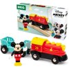 Brio 32265 Disney Mickey and Friends: Mickey Mouse Battery Train | Wooden Toy Train Set for Kids Age 3 and Up