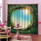 thumbnail image 2 of Cortina de ducha Lavable Paisaje natural Planta Cuadrito Sala de estar Cortinas de bañera con gancho para decoración L Tipo 2 2 Piezas Methold HA010903-06, 2 of 7