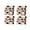 D, variant on 4PCS Printed Outdoor Patio Seat Cushion Cover, Waterproof Stretch Wicker Sofa Cushion Slipcover, Floral Geometric Pattern Furniture Cushion Protector for Garden Rattan Chair 27.56x25.2 Inch