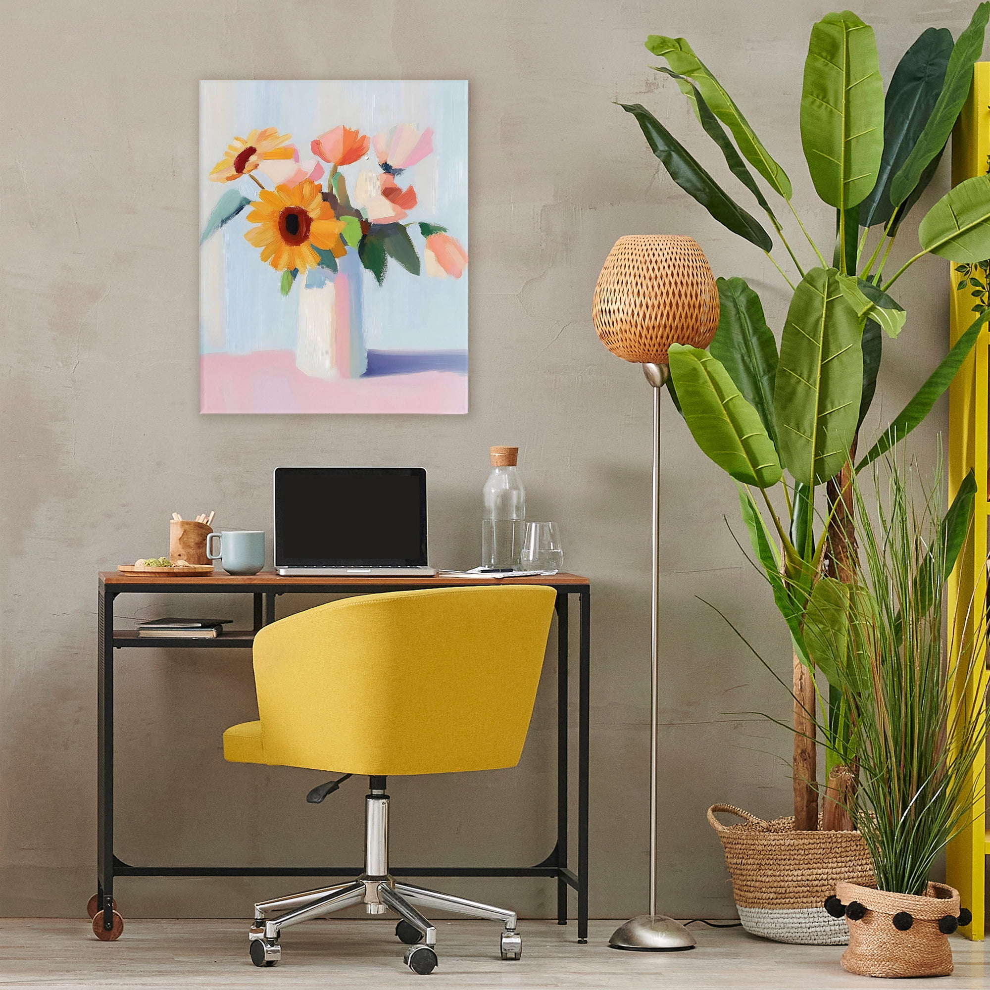 Stupell Industries Sleek Vase Bouquet Canvas Wall Art, design by The Prints Vibe
