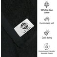 thumbnail image 3 of Soft Textiles 12 Pack Black Color Salon Towel Premium Hotel, Salon & Gym Hand Towels, 100% Cotton, 3 of 9