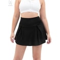 thumbnail image 3 of Gustave Women's High Waisted Skorts Pleated Tennis Skirts with Shorts Mini A-Line Athletic Running Skirt for Golf Workout Sports "Black, XL", 3 of 9