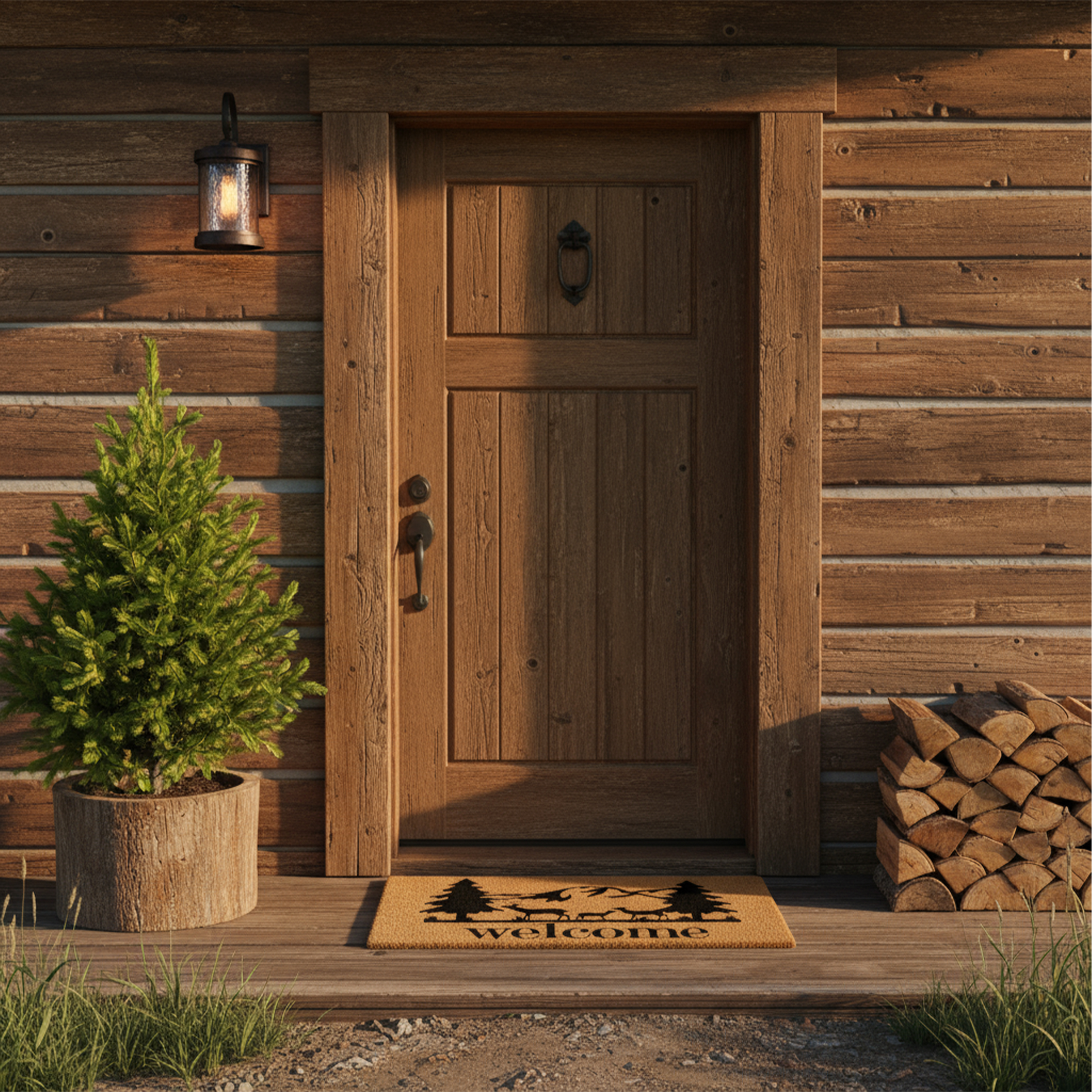 Rocky Mountain Welcome Doormat