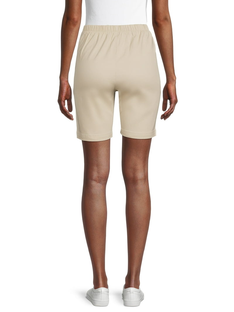 Size women's 11 Pull-On Stretch Shorts Bermuda Style