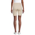 thumbnail image 3 of RealSize Women's 2-Pocket Pull On Stretch Shorts, Available in Petite Sizing, 3 of 5