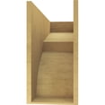 thumbnail image 4 of 11"W x 33"D x 22"H Classic Monterey Rough Cedar Woodgrain TimberThane Corbel, Primed Tan, 4 of 6
