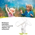 thumbnail image 3 of Bubble Blowing Toy, ABS Bubble Blowing Helicopter Toy USB Rechargeable Automatic Induction Bubble Flying Toy With LED Light For Kids And Adults, 3 of 8