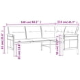 thumbnail image 4 of vidaXL 2 Piece Garden Dining Set Anthracite Steel, 4 of 5