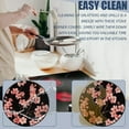 thumbnail image 3 of Gas Stove Burner Cover,Electric Stove Top Protector,Easy to Clean,Pink Cherry Blossoms against a Black Background, 3 of 7