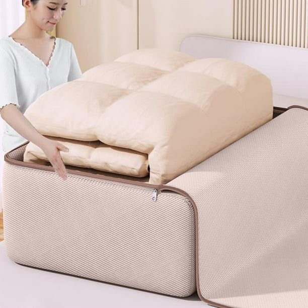 RKSTN moving bags Heavy Duty Storage With Reinforced Handles Extra Large Storage Bags For Clothes Tote Bag Thickened Double Zipper For Space Saving Travel