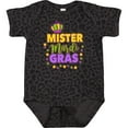 thumbnail image 3 of Inktastic Mister Mardi Gras with Crown and Dots Boys Baby Bodysuit, 3 of 5