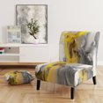 thumbnail image 2 of Designart "Modern Marble Pattern" Upholstered Modern & Contemporary Accent Chair and Abstract Arm Chair - Multiple Color & Pattern, 2 of 7