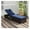 Navy, variant on PE Rattan Chaise Lounge with 6-Level Backrest, Outdoor Patio Daybed with Cushion & Side Table, 400lbs Capacity, Mix Brown & Navy for Backyard, Poolside, Balcony