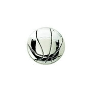 PEEL & PRESS BASKETBALL ICON, 1" X 1" SP