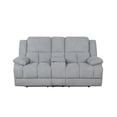 thumbnail image 2 of Wynn 76 Inch Motion Manual Recliner Loveseat with Cup Console, Light Gray, 2 of 5
