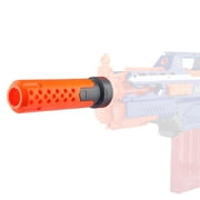 Modified Front Tube Decoration for Nerf - Orange + Grey