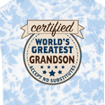 thumbnail image 4 of Inktastic Certified World's Greatest Grandson Accept No Substitutes Boys Toddler T-Shirt, 4 of 5
