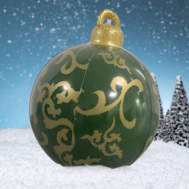 QIPOPIQ Clearance Inflatable Toys Inflatable Decorated Outdoor Christmas Ball Giant Christmas Inflatable Ball Christmas Tree Decorations Birthday Gift Outdoor