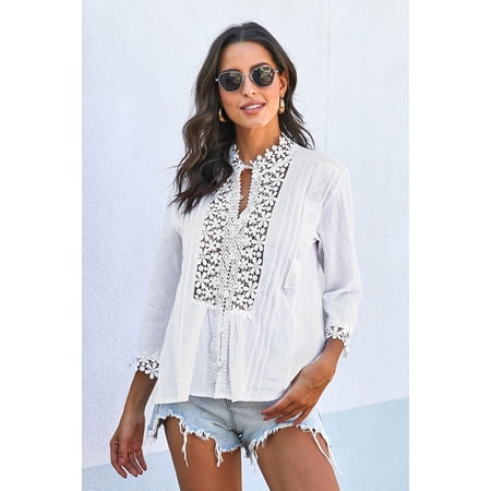 Sweet Mary Crochet Lace Top
