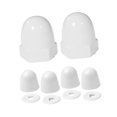 thumbnail image 3 of CoudarTitie Toilet Bolt Covers Easy Installation Decorative Practical Elegant Decoration Set White Set, 3 of 9