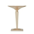 thumbnail image 2 of Michael Amini Malibu Crest Round Wood Pedestal Tea Table - Chardonnay, 2 of 9