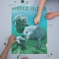 thumbnail image 3 of Marco Island, Manatees (1000 Piece Puzzle, Size 19x27, Challenging Jigsaw Puzzle for Adults and Family, Made in USA), 3 of 4