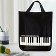 thumbnail image 7 of Piano Keys Handbag Oxford Shoulder Bag Reusable Tote Bag Piano Keys Grocery Bag For College Shopping Outdoor, 7 of 7