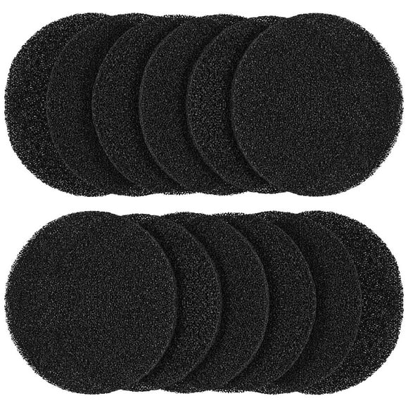 Qenwkxz 12PCS Charcoal Filters for Kitchen Compost Bin Activated Charcoal Compost Bin Filters Round Replacement Compost Filters Compost Bin Kitchen Charcoal Filter 16cm for Countertop Bin