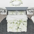 thumbnail image 3 of Designart 'Simplist Bamboo Leaves II' Cottage Duvet Cover Set, 3 of 4