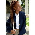 thumbnail image 3 of French Toast Girls' Big Classic School Blazer, Navy, 20, 3 of 7