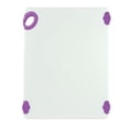 thumbnail image 2 of Winco CBN-1520PP, 15x20x1/2" Rectangular Cutting Board with Purple Rubber Grip Hook, Plastic Chopping Board (Purple), 2 of 3