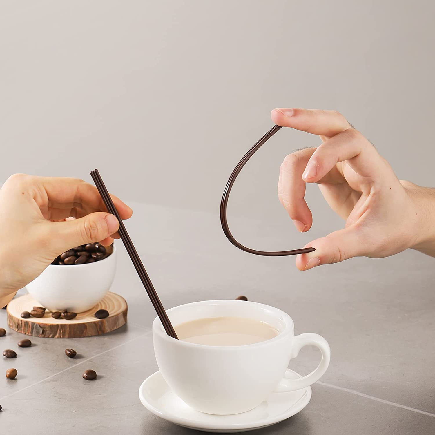 Coffee Stirrer Disposable Three Hole Pp - Temu