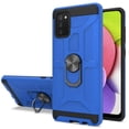thumbnail image 2 of For Samsung Galaxy A03S Cases with Stand Kickstand Ring Holder [360° Rotating] Armor Dual Layer Fit Magnetic Car Mount Cover ,Xpm Phone Case [ Blue ], 2 of 9
