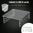 thumbnail image 6 of CAMPINGMOON Grill Rack Folding Stove Grill Support Holder Heating Bracket with Supporting Plate, 6 of 7