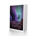 thumbnail image 2 of Jupiter Mighty Auroras Nasa Space Tours Travel Greetings Card Plus Envelope Blank inside, 2 of 3