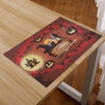 thumbnail image 2 of Almohadilla aislante para platos de cena con patrón de mesa de Halloween, para decoración de mesa de comedor con ambiente de fiesta familiar de Halloween - Juego de 3, 2 of 5
