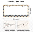 thumbnail image 2 of Coolnut Mexican Style Ceramic Tiles License Plate Frames 2 Packs,License Plate Covers,Universal Aluminum Tag Frame for Front and Rear Car Tags154 Home Decor, 2 of 7