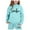Light Blue, variant on Kids Active Tracksuit Set Long Sleeve Solid Pullover Hoodie and Sweatpants 2 Piece Fall Clothes Teenage Girl Clothes 3-4 Years Cute Boy Girl Clothing