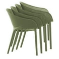 thumbnail image 5 of Compamia 11 Piece Sky Pro Extendable Dining Set in White-OliveGreen finish, 5 of 5
