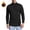 Black, variant on Thermal Underwear for Men Quarter Zip Pullover Fleece Lined Long Sleeve Golf Shirts Midweight 1/4 Half Zip Sweatshirts Slim Fit Outdoor Sweatshirt