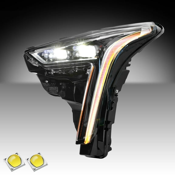 LED Headlight For 2019-2021 Cadillac CT6 Driver Side Without Cornering Lamp LH