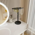 thumbnail image 5 of Hand Towel Holder Stand, S-Shape Stainless Steel Free-Standing Rack for Bathroom Countertop, S-Shape Free Standing Towel Bar Holds 2 Towels for Bathroom, Vanity, or Kitchen, 5 of 8