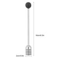 thumbnail image 2 of Dioche 6.3 In Stainless Steel Honey Spoon Dipper Stirrer Mixing Stick Spoons Dinnerware Kitchen Tools, 2 of 8