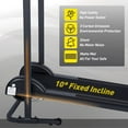 thumbnail image 6 of Manual Treadmill, Non Electric Treadmill with 10° Incline, Compact Foldable Treadmill Exercise Machine Fitness Exercise Equipment for Apartment Home Walking Jogging Running Cardio Training, 6 of 7
