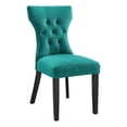 thumbnail image 2 of Modway Silhouette Dining Side Chair, Teal, 2 of 9