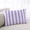 Purple, variant on Teal Striped King Pillow Covers, Simple Art Vertical Stripe Farmhouse Soft Breathable Throw Pillow Cases with Invisible Zipper, Decorative Pillowcase Pillows Protectors for Sofa Bed Couch 20"x36"