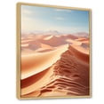 thumbnail image 2 of Designart "Desert White Dunes VI" Landscape & Nature Floater Framed Canvas Art Print, 2 of 7