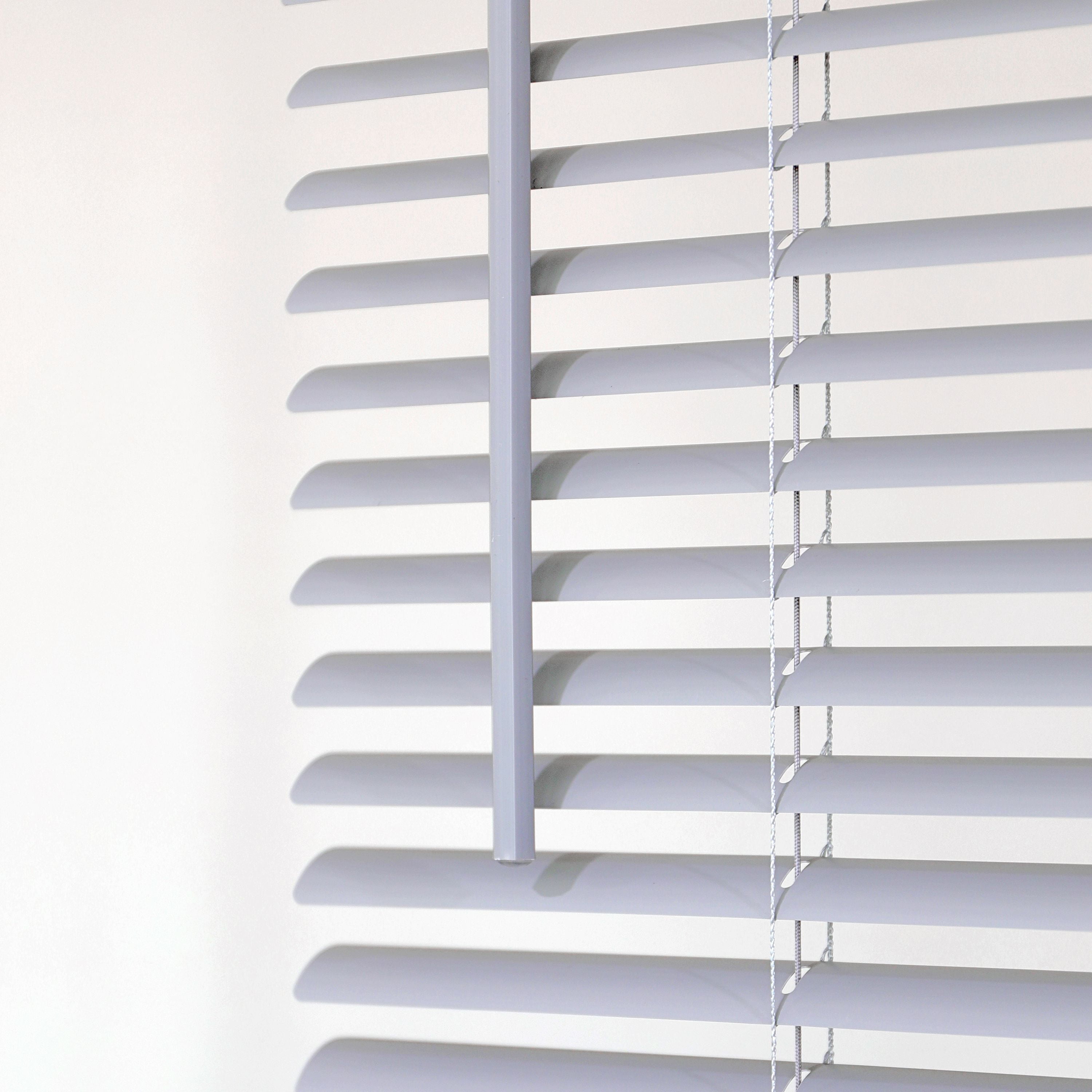Mainstays 1 in Cordless Vinyl Home Accent, Style, Remodeling, Decorative, Privacy, Light Control, Mini Window Blinds, Gray, 32" x 1.75"